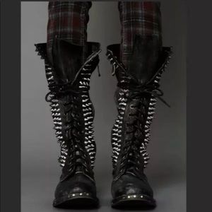 Jeffrey Campbell Seattle love tall studded boots